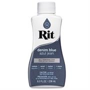 Rit Fabric Liquid Dye All Purpose 8Oz (236Ml) - denim blue