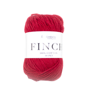 FIDDLESTICKS Finch Cotton Yarn-Red