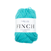 FIDDLESTICKS Finch Cotton Yarn-Turquoise