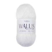 FIDDLESTICKS Wallis Bamboo/Acrylic Yarn-White