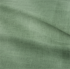 100% LINEN FABRIC - 140CM Width - Moss Green