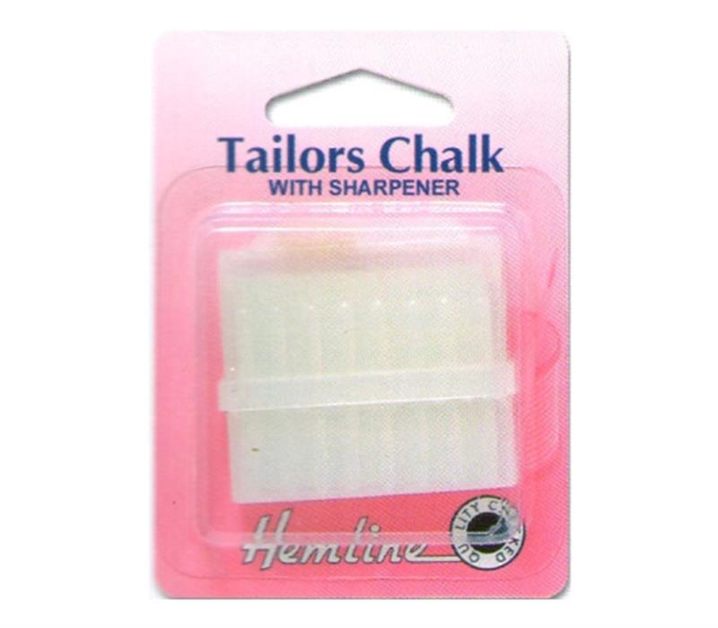 White Tailor Chalk Pencil No Sharpener Required Set of 12 