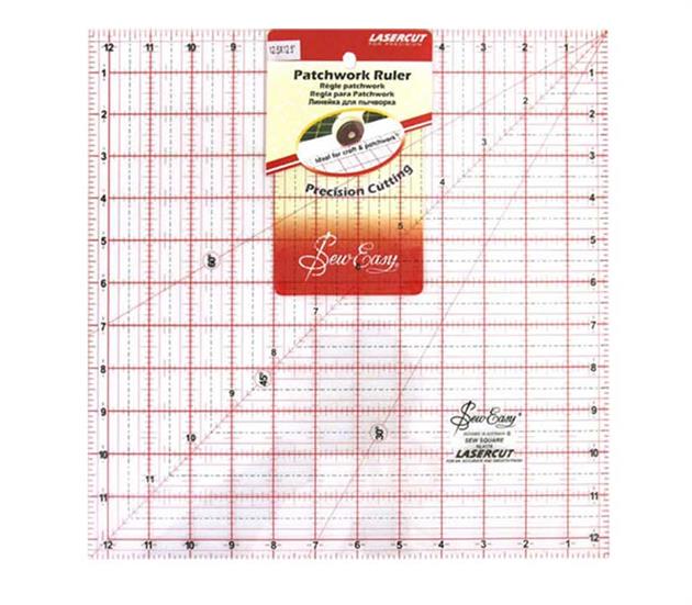 Sew Easy - Sew Square Ruler - 12.5 x 12.5 by Sew Easy in Tools ...