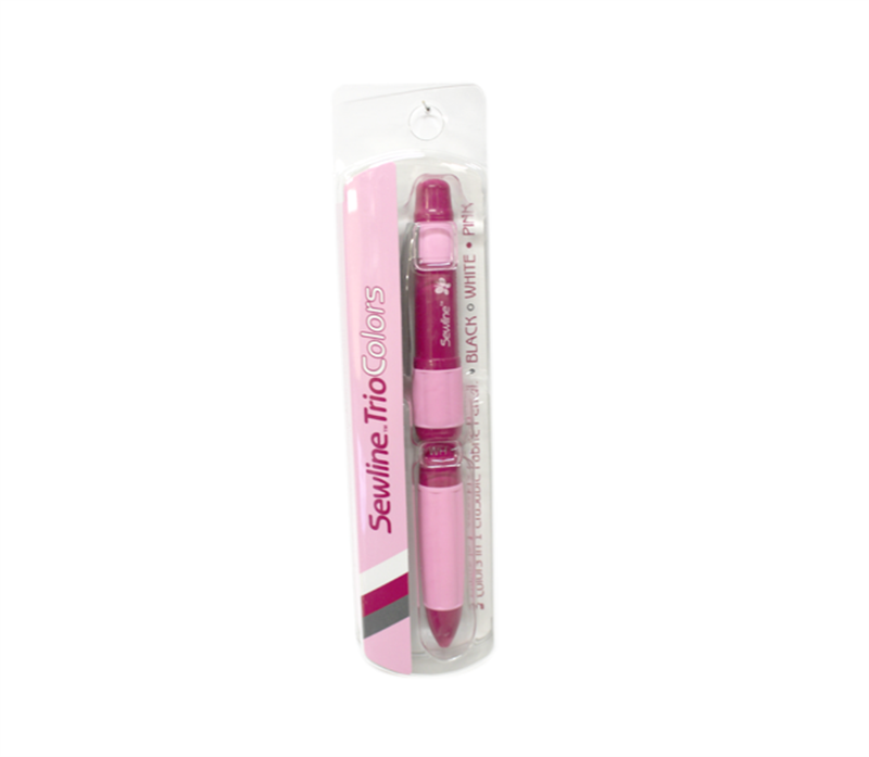  Sewline Pencil Trio White Black Pink : Office Products