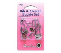 Bib & Overall Buckle Set - Nickle