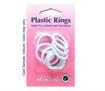 Plastic Rings - 25mm White