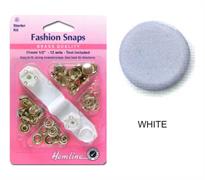 Fashion Snap 11mm Starter Kit - White