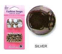 Fashion Snap 11mm Refill Pack - Silver
