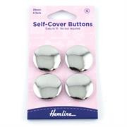 Self Cover Buttons Brass 29mm