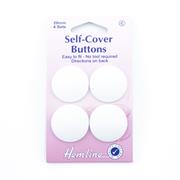 Buttons - Self Cover Buttons Nylon 29mm