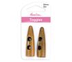 Mid Shark Tooth Toggles 50mm 2pc