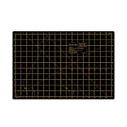 HEMLINE GOLD - A3 Cutting Mat 45 X 30Cm - medium black w gold print