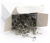 Newey Safety Pins Dress Shield 19mm With Coil - Silver 1000pcs