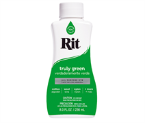 Rit Fabric Liquid Dye All-Purpose 8Oz (236Ml) - Truly Green
