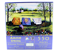 Jigsaw Puzzle - Amish Spring - 550 Pieces
