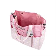 Gutermann X Birch Summer Loft Craft Carry All 35.5 X 11.5 X 35.5cm - Medallion Pindot Pink