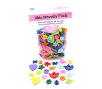 Buttons - Bulk pack - Kids Novelty Pack