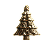 Fashion buttons - Novelty/Xmas Tree/34/Gold 