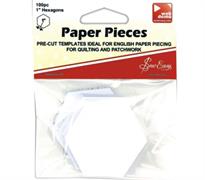 Paper Pieces - Pre-cut - Hexagon - 1" - 100pc