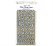 Papercraft Stamps Clear Cling 180 X 90mm - Alphabet Script