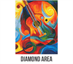 Diamond Art - Guitar - 47 x 37cm