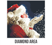 Diamond Art - Santa - 30 x 30 cm