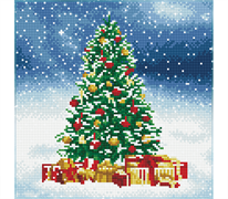 Diamond Art -Christmas Tree - 30 x 30 cm