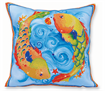 Diamond Dotz Decorative Pillowcase - Dancing Fish