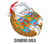 Diamond Dotz Snug Christmas Kitty