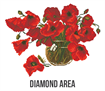 Diamond Dotz Red Poppies 