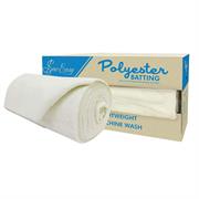 Batting Polyester - 100% Polyester - Premium white with scrim - Width:100" 