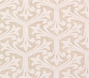 White And  Natural Quilt Backing Fabric 280Cm - fleur de trois - natural