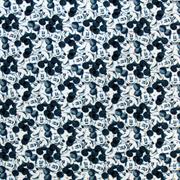 Sew Easy Fabric - Minky Metallic - 100% Polyester - Mickey Watercolour