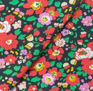 Floral Collection - 100% Cott 140Cm Width - Thirties Black