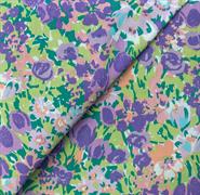 Floral Collection - 100% Cott 140Cm Width - Watercolour Purple