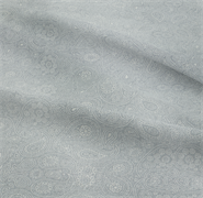 Paisley Fabric - 100% Cotton Sheeting - Silver