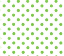 Felt Acrylic Rectangles - Printed - lime positive polka dot
