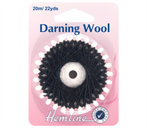 Darning Wool - 20m - Black