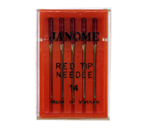Janome - Machine Needles - Red Tip Needles - Size 14
