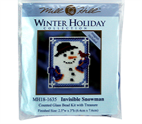 Mill Hill Seasonal Ornament Kits - Winter Series - Invisible Snowman