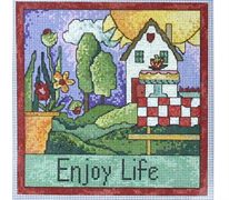 Mill Hill Button And  Bead Kit - Sticks - Enjoy Life