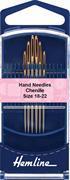 HEMLINE HANGSELL - Hand Needle - Chenille 6 Pack - size 18-22 - gold eye