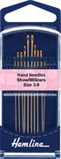 HEMLINE HANGSELL - Hand Needle - Straw/Milliners 10 Pack - size 3-9 - gold eye