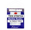 KLASSE NEEDLES - Machine Needle Twin-Stretch Size 75/4.0Mm - 1 per cassette