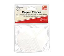 Paper Pieces - Pre-cut - Diamond - 1.5" - 100pc