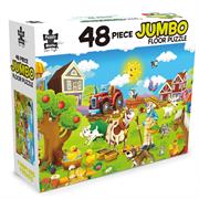 BMS - 48 Piece Jumbo Floor Puzzle - Farmyard Friends