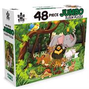 BMS - 48 Piece Jumbo Floor Puzzle - Jungle Family