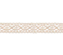Bowtique Cotton Lace Ribbon 10mm x 5m Cream