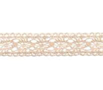 Bowtique Cotton Lace Ribbon 15mm x 5m Cream