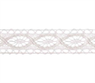 Bowtique Cotton Lace Ribbon 20mm x 5m White